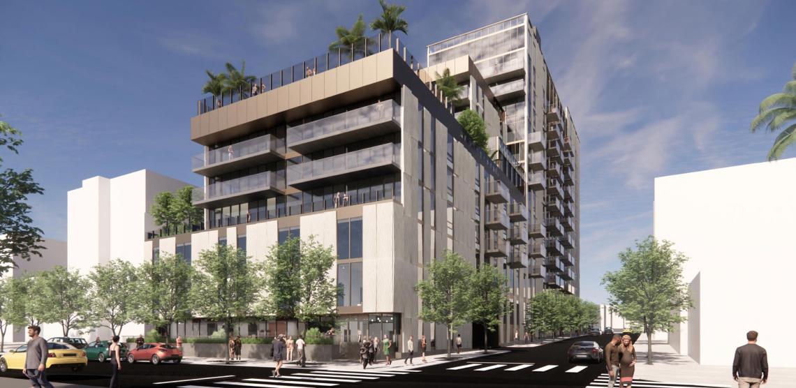 Downsized residential tower at 5600 Hollywood Boulevard clears City